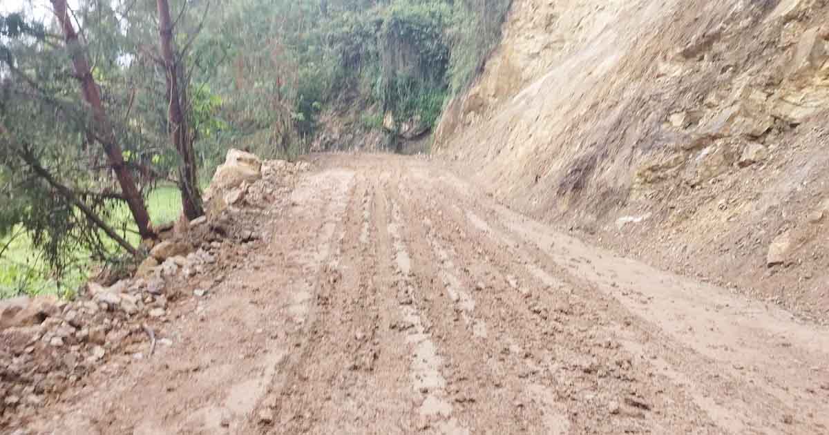 CHACHAPOYAS: Carretera inconclusa en San Juan de Eñara agrava riesgos en época de lluvias