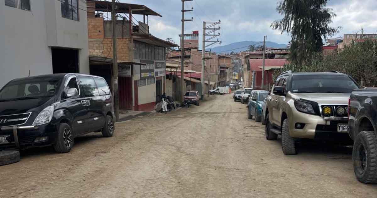 AMAZONAS: Chachapoyas anuncia cierre temporal en Av. San Juan de la Frontera