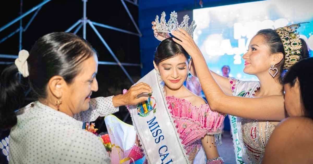 Utcubamba: Jennyfer Montenegro es coronada como Miss Cajaruro 2025