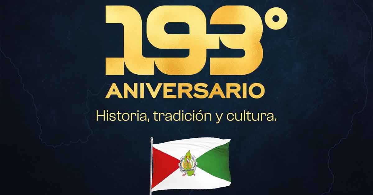 Presentan programa oficial por el aniversario de Amazonas