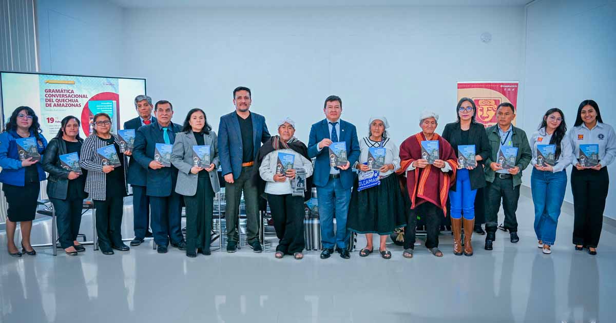 UNTRM presenta libro sobre el quechua en Amazonas