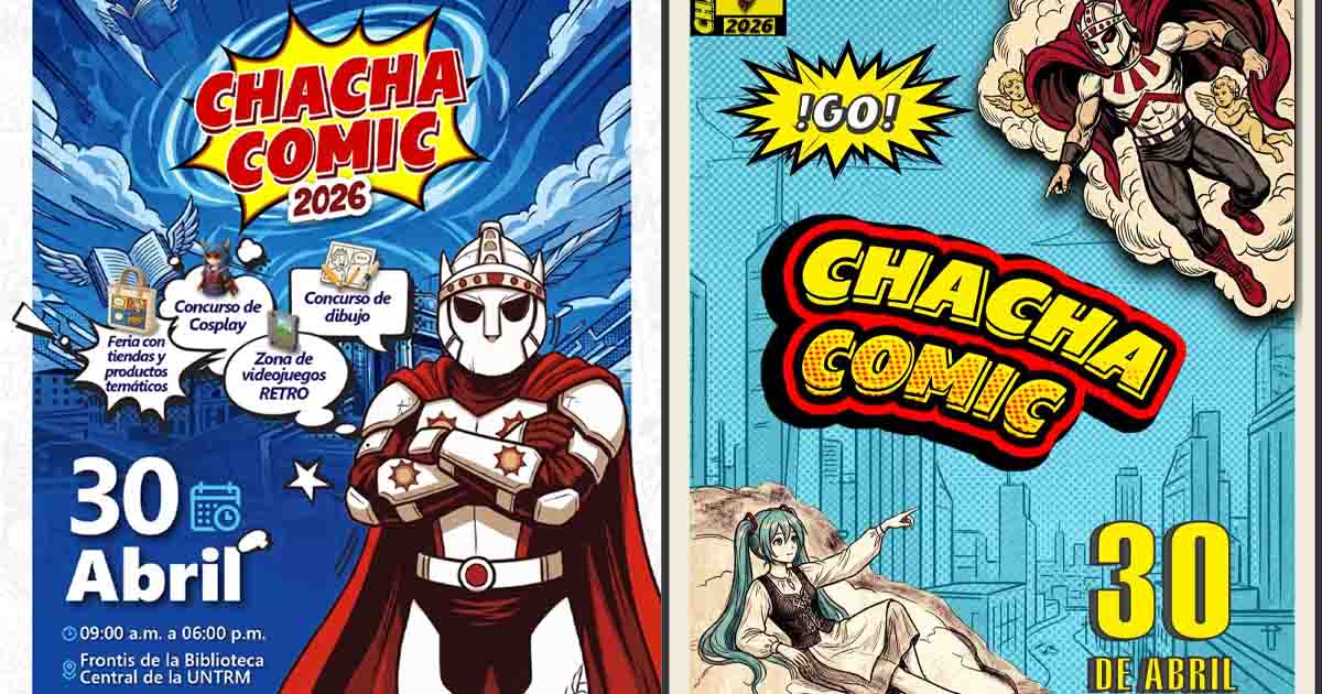 Chachacómic llega a la UNTRM con cultura geek y diversión total