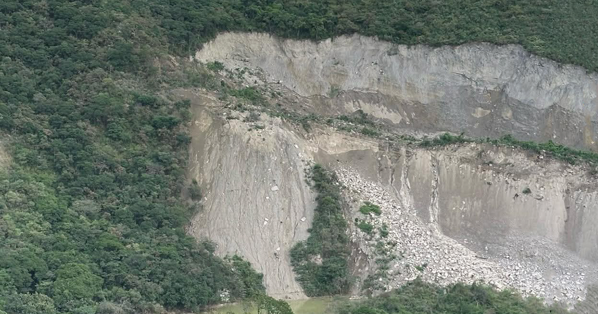 Deslizamiento de cerro amenaza a caserío Nuevo Cangrejal en Bagua Grande