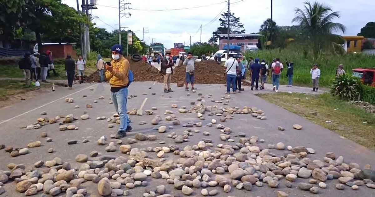 Huelga agrícola paraliza la carretera Fernando Belaúnde Terry